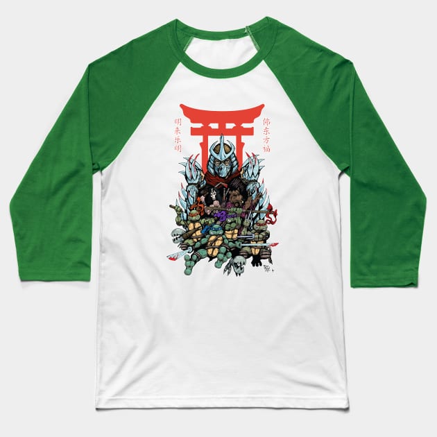 Ninja Turtles Baseball T-Shirt by ArtofOldSchool